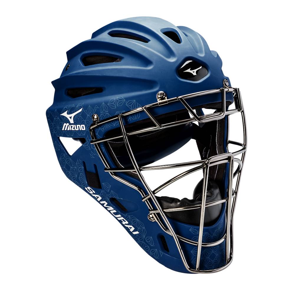 Womens Mizuno Samurai Fastpitch - G4 Softball Catcher’s Helmet Navy Philippines (OHXDFN109)